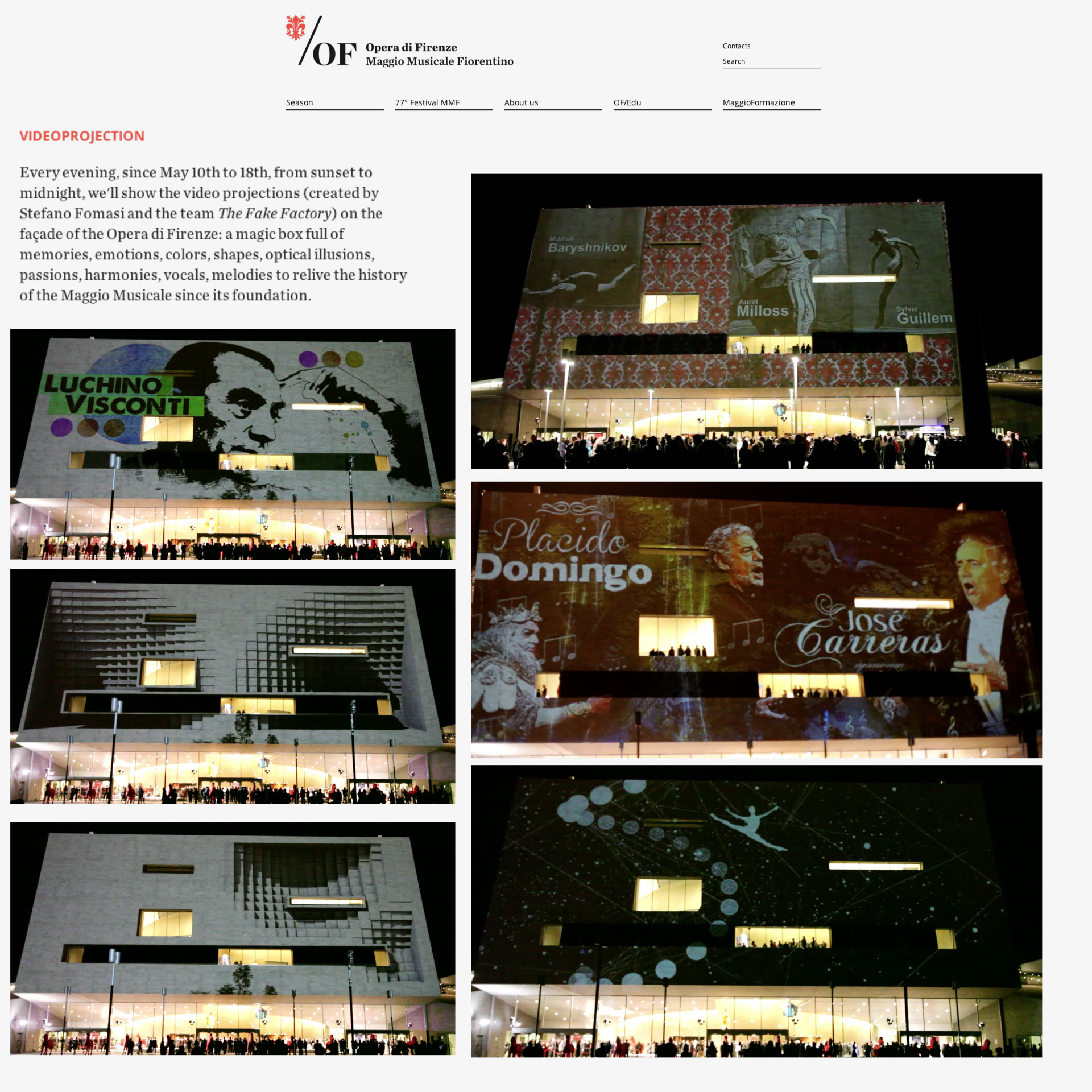 OPERA DI FIRENZE VIDEOMAPPING 02