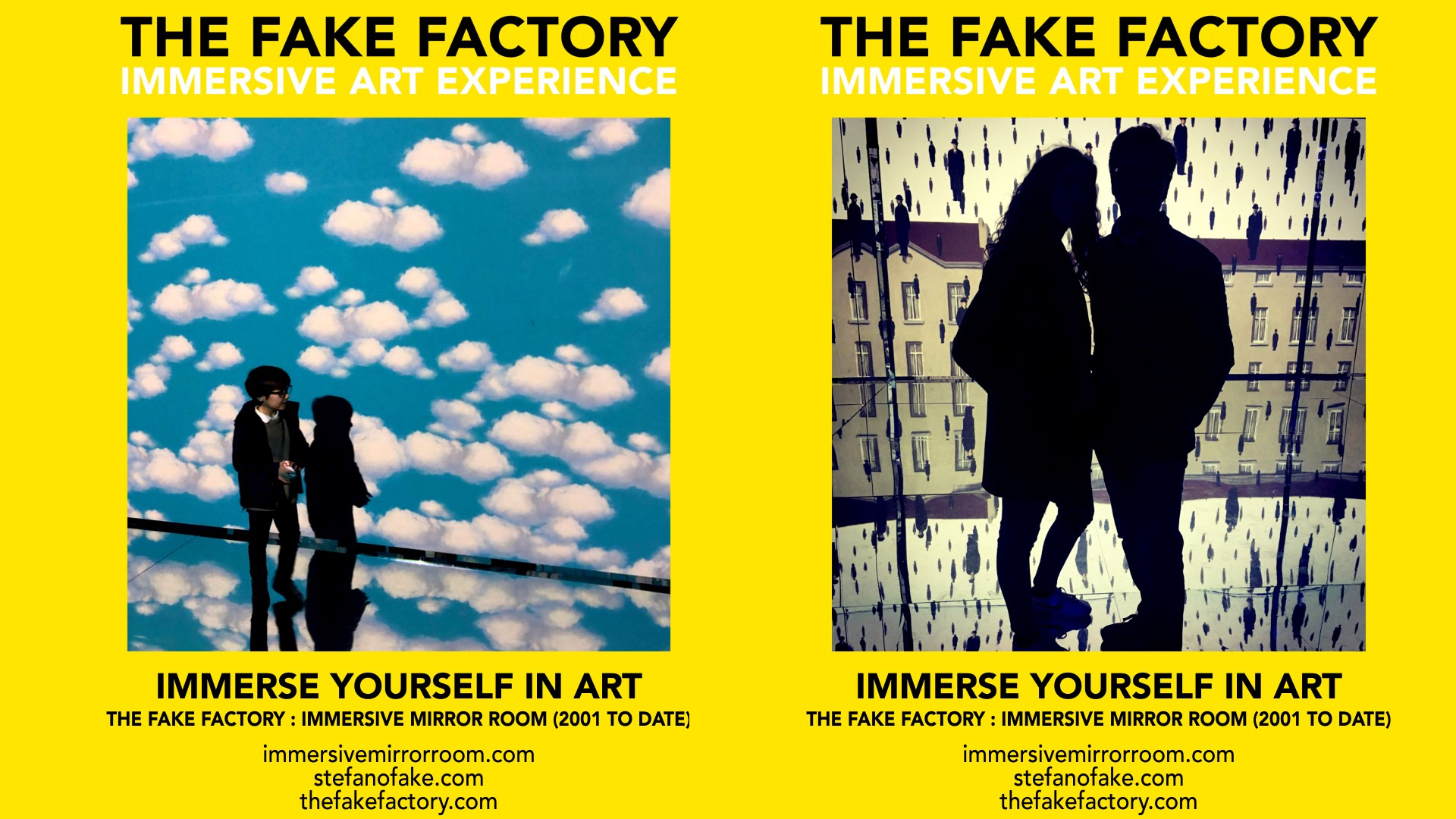 THE FAKE FACTORY IMMERSIVE ART EXPERIENCE 2012-2020 FORMAT.140